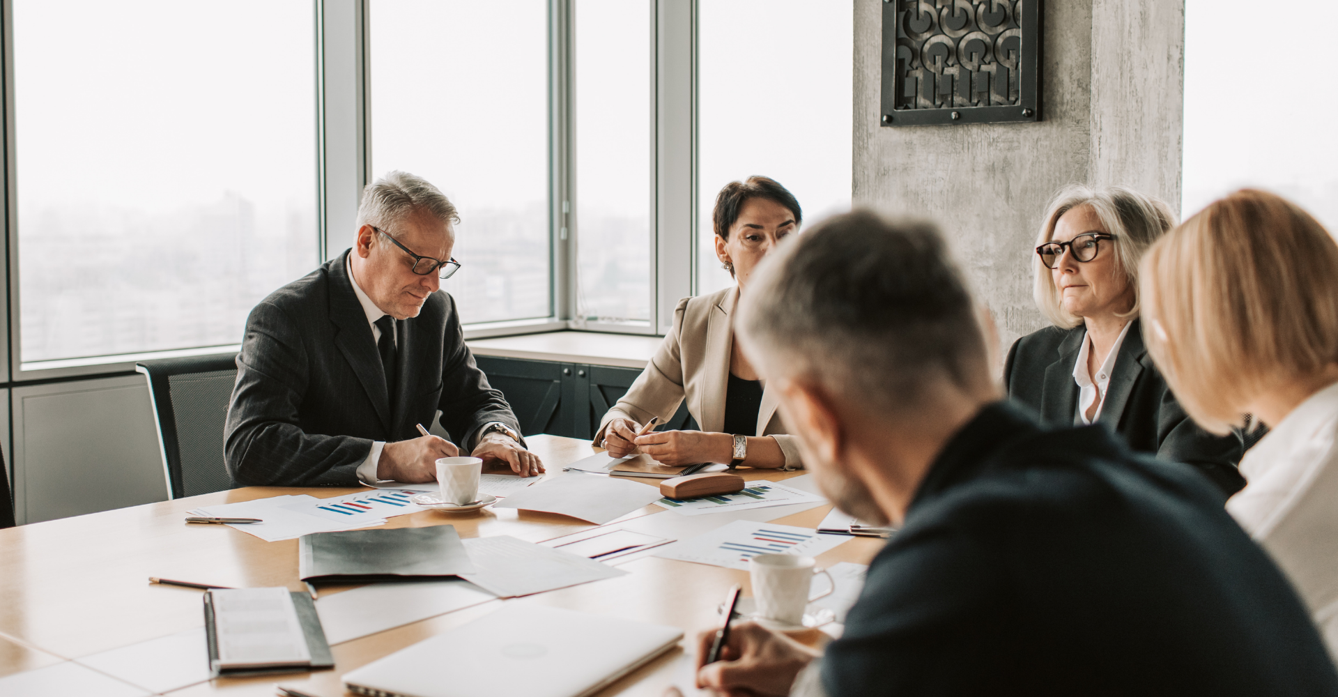 Small business team working in a warehouse